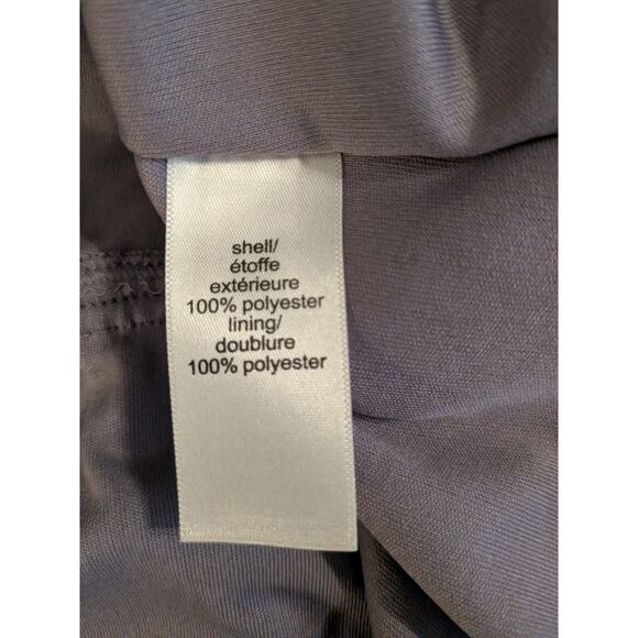 Maurices Top Womens Lg Purple Polka Dot Peplum Top Y2K - Picture 7 of 8